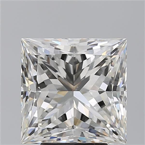 Picture of Natural Diamond 5.01 Carats, Princess with  Cut, H Color, VS2 Clarity and Certified by GIA