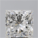 Natural Diamond 5.01 Carats, Princess with  Cut, H Color, VS2 Clarity and Certified by GIA