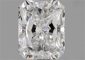 Foto Diamante Natural 1.54 quilates, Radiante , Color E, claridad SI2 y certificado GIA de