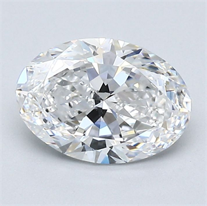 Picture of Natural Diamond 1.21 Carats, Oval with  Cut, E Color, VVS1 Clarity and Certified by GIA