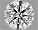 Lab Grown Diamond 1.10 Carats, Round with Ideal Cut, D Color, VVS2 Clarity and Certified by IGI