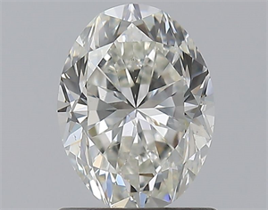 Picture of Natural Diamond 1.01 Carats, Oval with  Cut, I Color, SI2 Clarity and Certified by GIA