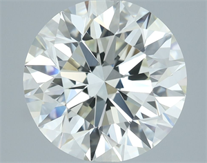 Picture of Natural Diamond 3.14 Carats, Round with Excellent Cut, J Color, IF Clarity and Certified by IGI