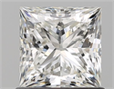 Natural Diamond 1.01 Carats, Princess with  Cut, I Color, VS2 Clarity and Certified by GIA