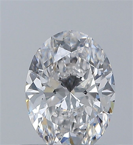 Picture of Natural Diamond 0.50 Carats, Oval with  Cut, E Color, SI1 Clarity and Certified by GIA