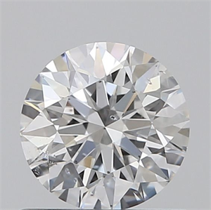 Foto Diamante Natural 0.60 quilates, Redondo , Color E, claridad SI2 y certificado GIA de