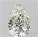 Natural Diamond 1.50 Carats, Pear with  Cut, K Color, SI1 Clarity and Certified by GIA