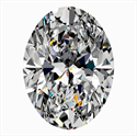 Natural Diamond 0.50 Carats, Oval with  Cut, H Color, VS1 Clarity and Certified by GIA