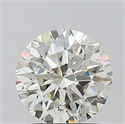 Natural Diamond 1.40 Carats, Round with Excellent Cut, L Color, SI1 Clarity and Certified by GIA
