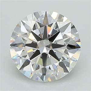 Picture of Lab Grown Diamond 1.31 Carats, Round with Ideal Cut, E Color, VVS2 Clarity and Certified by IGI