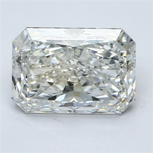 Picture of Natural Diamond 2.51 Carats, Radiant with  Cut, F Color, SI2 Clarity and Certified by GIA