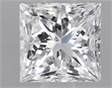 Natural Diamond 0.92 Carats, Princess with  Cut, G Color, I1 Clarity and Certified by GIA