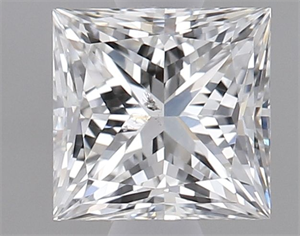 Picture of Natural Diamond 0.92 Carats, Princess with  Cut, G Color, I1 Clarity and Certified by GIA