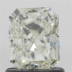 Foto Diamante Natural 1.05 quilates, Radiante , Color L, claridad VVS2 y certificado GIA de