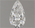 Natural Diamond 0.40 Carats, Pear with  Cut, E Color, VS1 Clarity and Certified by GIA
