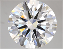 Lab Grown Diamond 7.04 Carats, Round with Ideal Cut, E Color, VVS1 Clarity and Certified by IGI