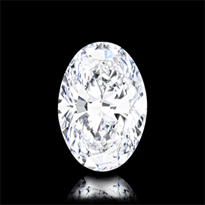 Foto Diamante Natural 3.04 quilates, Ovalado , Color D, claridad FL y certificado GIA de