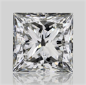 Natural Diamond 1.01 Carats, Princess with  Cut, G Color, VVS2 Clarity and Certified by GIA