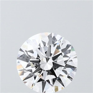 Picture of Lab Grown Diamond 2.04 Carats, Round with Ideal Cut, D Color, VVS1 Clarity and Certified by IGI