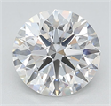 Lab Grown Diamond 2.91 Carats, Round with Ideal Cut, D Color, VS2 Clarity and Certified by IGI