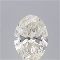 Natural Diamond 0.51 Carats, Oval with  Cut, I Color, VVS1 Clarity and Certified by GIA