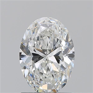Picture of Natural Diamond 1.31 Carats, Oval with  Cut, G Color, IF Clarity and Certified by GIA
