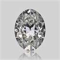 Natural Diamond 1.20 Carats, Oval with  Cut, H Color, VVS2 Clarity and Certified by GIA