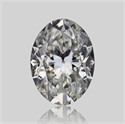 Natural Diamond 1.20 Carats, Oval with  Cut, H Color, VVS2 Clarity and Certified by GIA