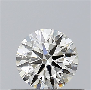 Picture of Natural Diamond 0.40 Carats, Round with Excellent Cut, K Color, VVS1 Clarity and Certified by GIA