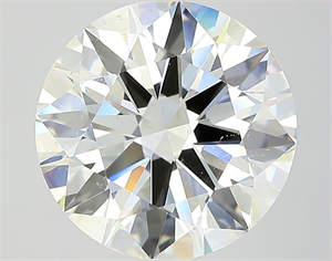 Picture of Natural Diamond 2.64 Carats, Round with Excellent Cut, J Color, SI1 Clarity and Certified by GIA