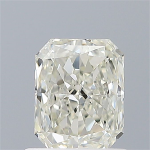 Picture of Natural Diamond 0.71 Carats, Radiant with  Cut, I Color, VVS1 Clarity and Certified by IGI