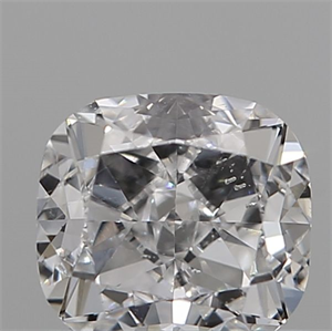 Foto Diamante Natural 0.70 quilates, Del cojín , Color D, claridad SI1 y certificado GIA de