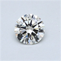 Diamante Natural 0.50 quilates, Redondo , Color I, claridad SI1 y certificado GIA