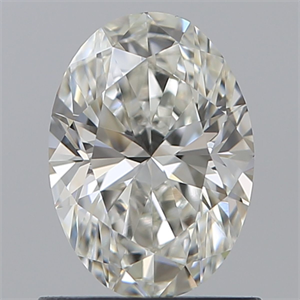 Picture of Natural Diamond 0.90 Carats, Oval with  Cut, I Color, VVS2 Clarity and Certified by GIA