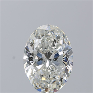 Picture of Natural Diamond 5.57 Carats, Oval with  Cut, I Color, SI2 Clarity and Certified by GIA