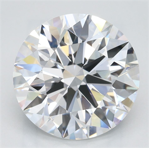 Picture of Lab Grown Diamond 3.25 Carats, Round with Ideal Cut, D Color, IF Clarity and Certified by IGI