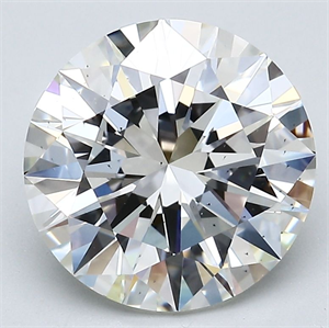 Foto Diamante Natural 4.01 quilates, Redondo , Color I, claridad SI1 y certificado GIA de