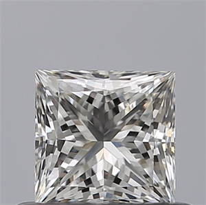 Picture of Natural Diamond 0.51 Carats, Princess with  Cut, G Color, VVS1 Clarity and Certified by GIA