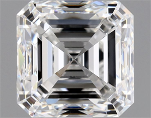 Picture of Natural Diamond 1.80 Carats, Asscher with  Cut, E Color, VVS2 Clarity and Certified by GIA