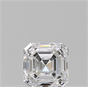 Diamante Natural 0.53 quilates, Asscher , Color E, claridad VS2 y certificado GIA