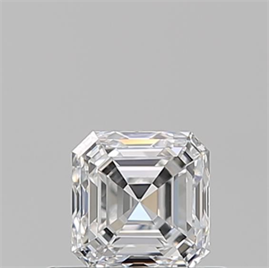 Foto Diamante Natural 0.53 quilates, Asscher , Color E, claridad VS2 y certificado GIA de
