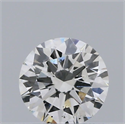 Natural Diamond 0.40 Carats, Round with Excellent Cut, E Color, SI1 Clarity and Certified by GIA