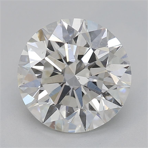 Foto Diamante Natural 1.66 quilates, Redondo , Color H, claridad SI2 y certificado GIA de