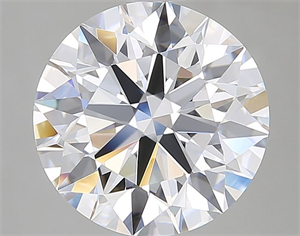 Picture of Lab Grown Diamond 2.51 Carats, Round with Ideal Cut, D Color, IF Clarity and Certified by IGI