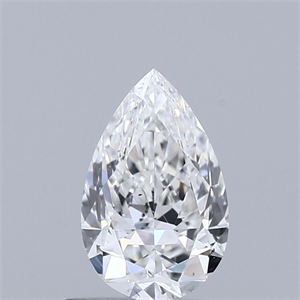 Picture of Natural Diamond 0.72 Carats, Pear with  Cut, F Color, SI1 Clarity and Certified by GIA