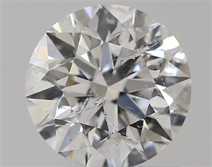 Picture of Natural Diamond 0.70 Carats, Round with Excellent Cut, E Color, I1 Clarity and Certified by IGI