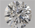 Natural Diamond 0.70 Carats, Round with Excellent Cut, E Color, I1 Clarity and Certified by IGI