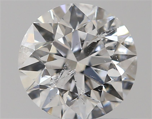 Picture of Natural Diamond 0.70 Carats, Round with Excellent Cut, E Color, I1 Clarity and Certified by IGI