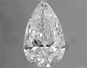 Foto Diamante Natural 0.58 quilates, De pera , Color E, claridad VVS2 y certificado GIA de