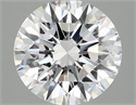 Lab Grown Diamond 2.55 Carats, Round with Ideal Cut, D Color, VVS2 Clarity and Certified by IGI